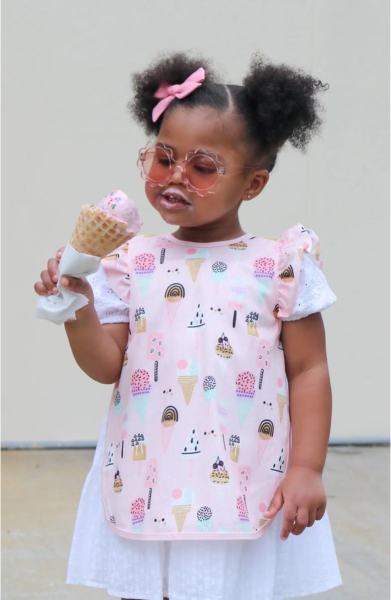 ezpz x BapronBaby Blush Apron & Feeding Mat Set, Alternate, color,