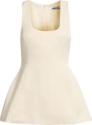 Odd Muse Square Neck Peplum Top