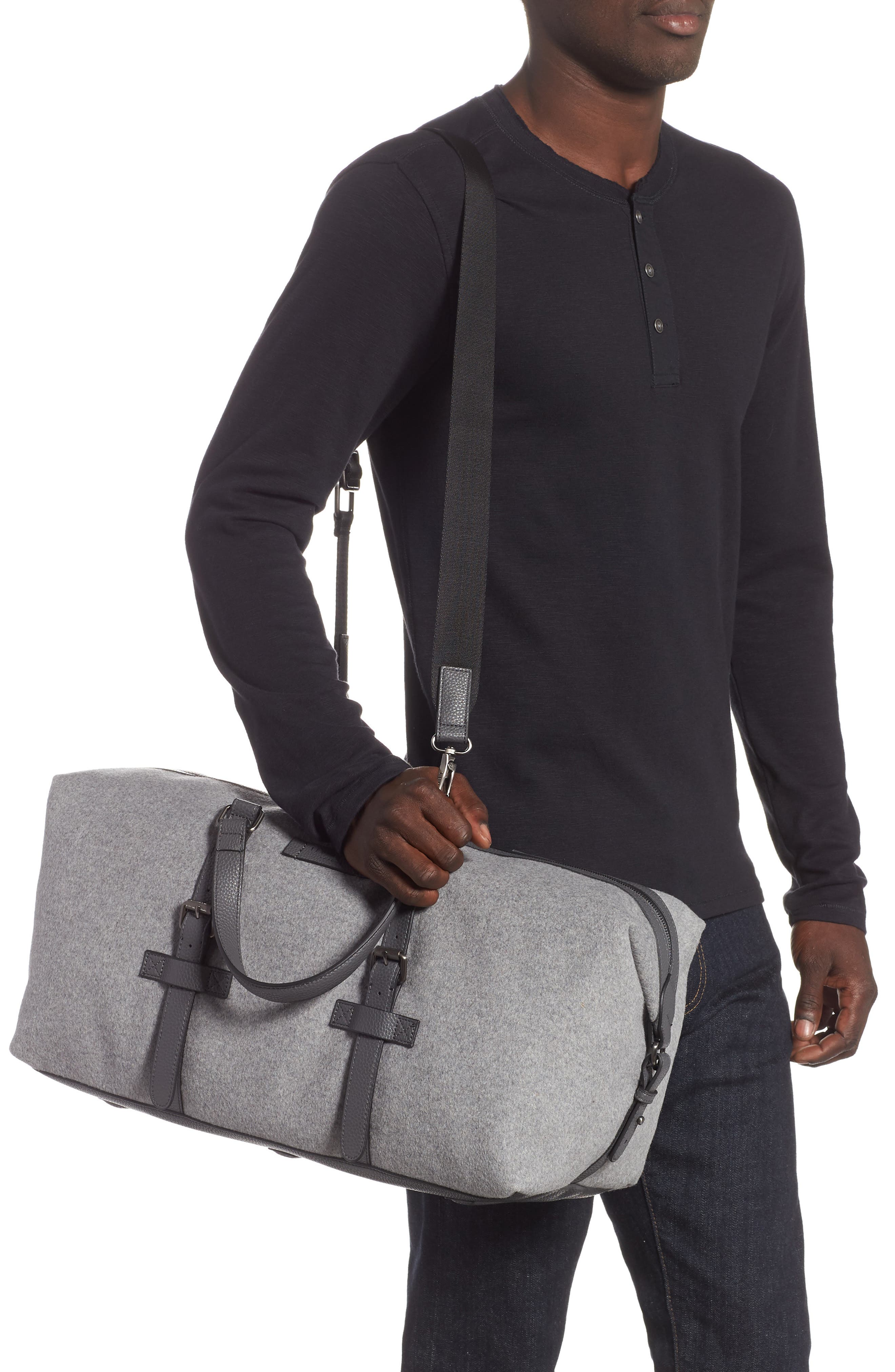 Ted Baker London Knitts Duffel Bag, Alternate, color, 