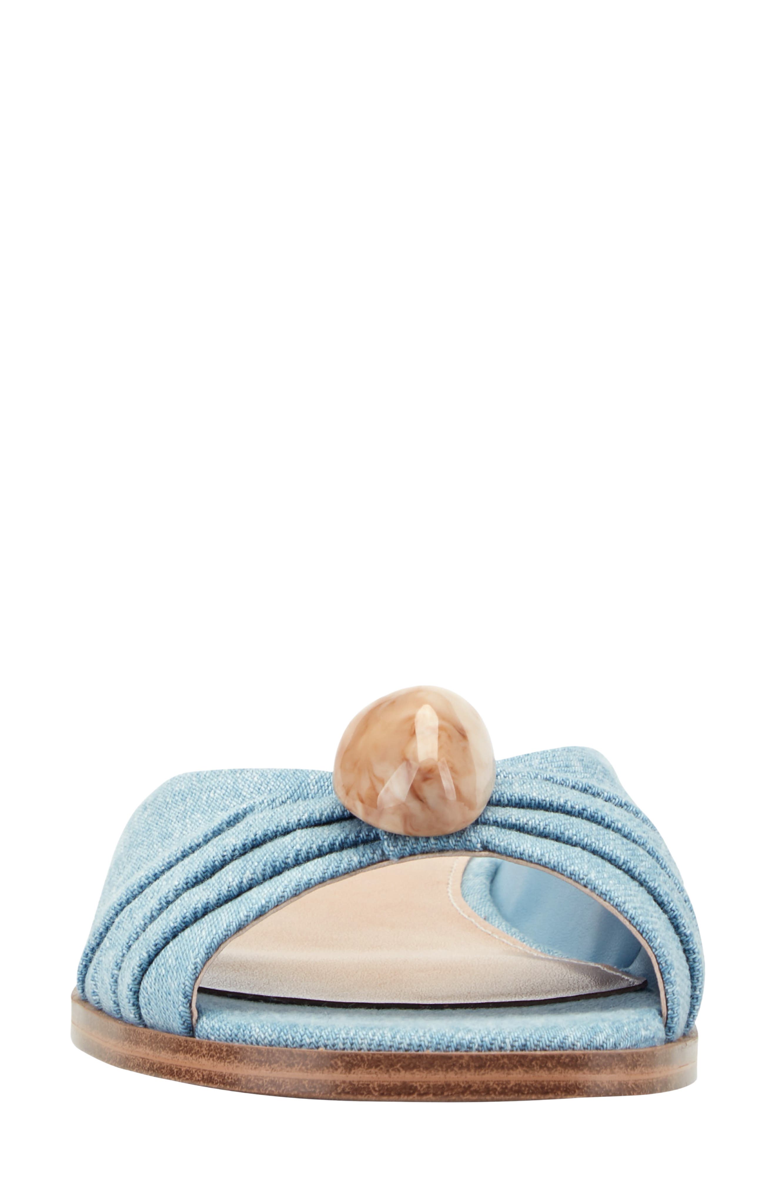 Marc Fisher LTD Dalani Slide Sandal, Alternate, color, Medium Blue