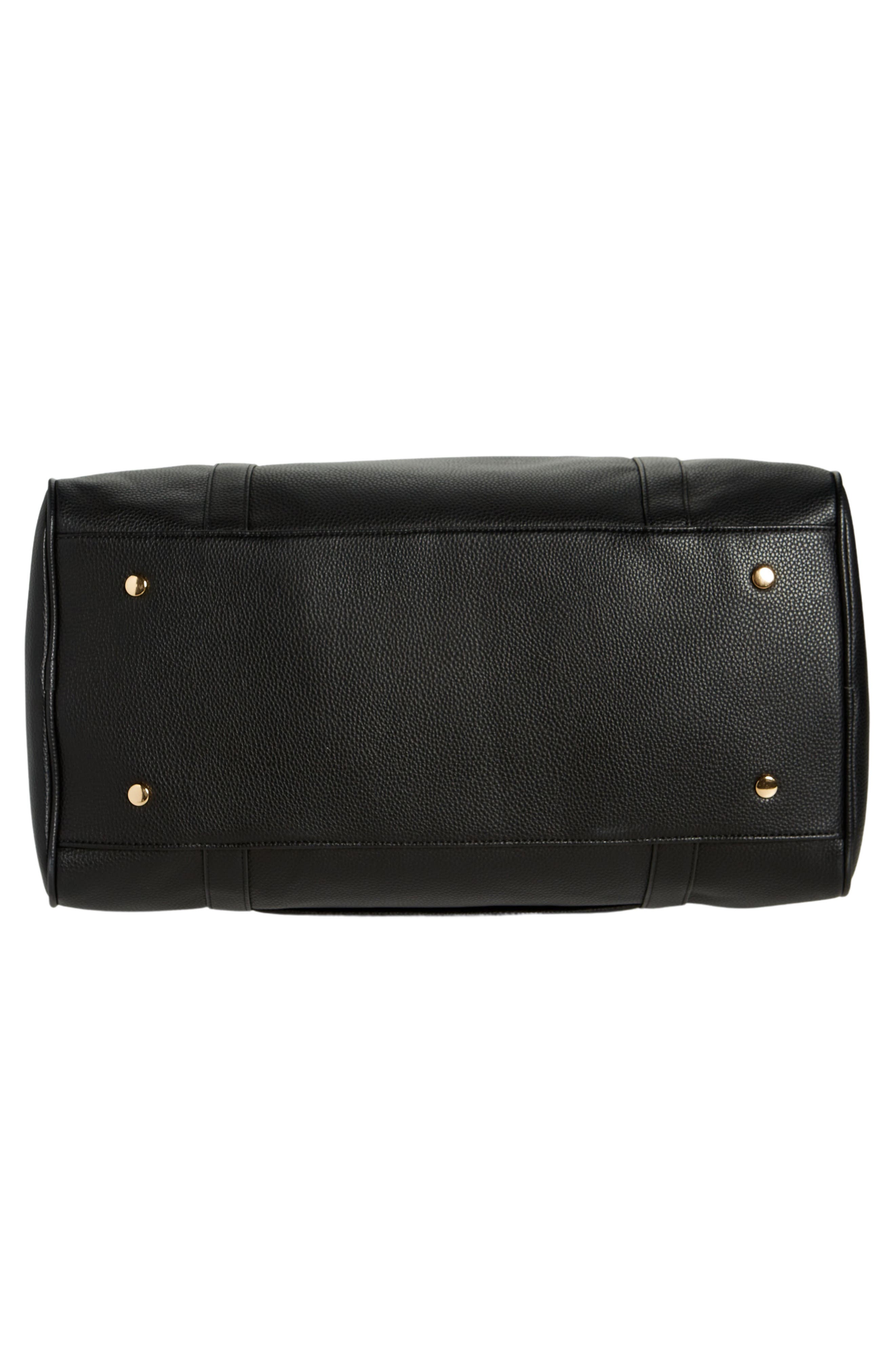 Mali + Lili Amber Vegan Leather Overnight Duffle Bag, Alternate, color, 