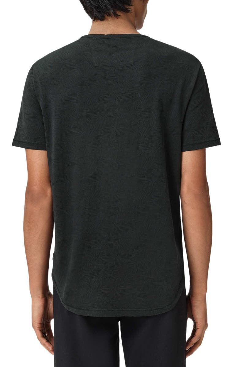 John Varvatos Blaise Wave Organic Cotton T-Shirt, Alternate, color, Black