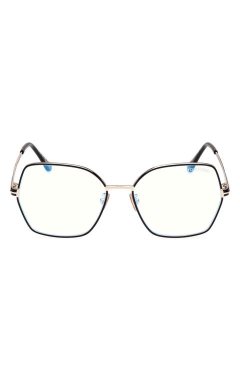 56mm Butterfly Blue Light Blocking Glasses