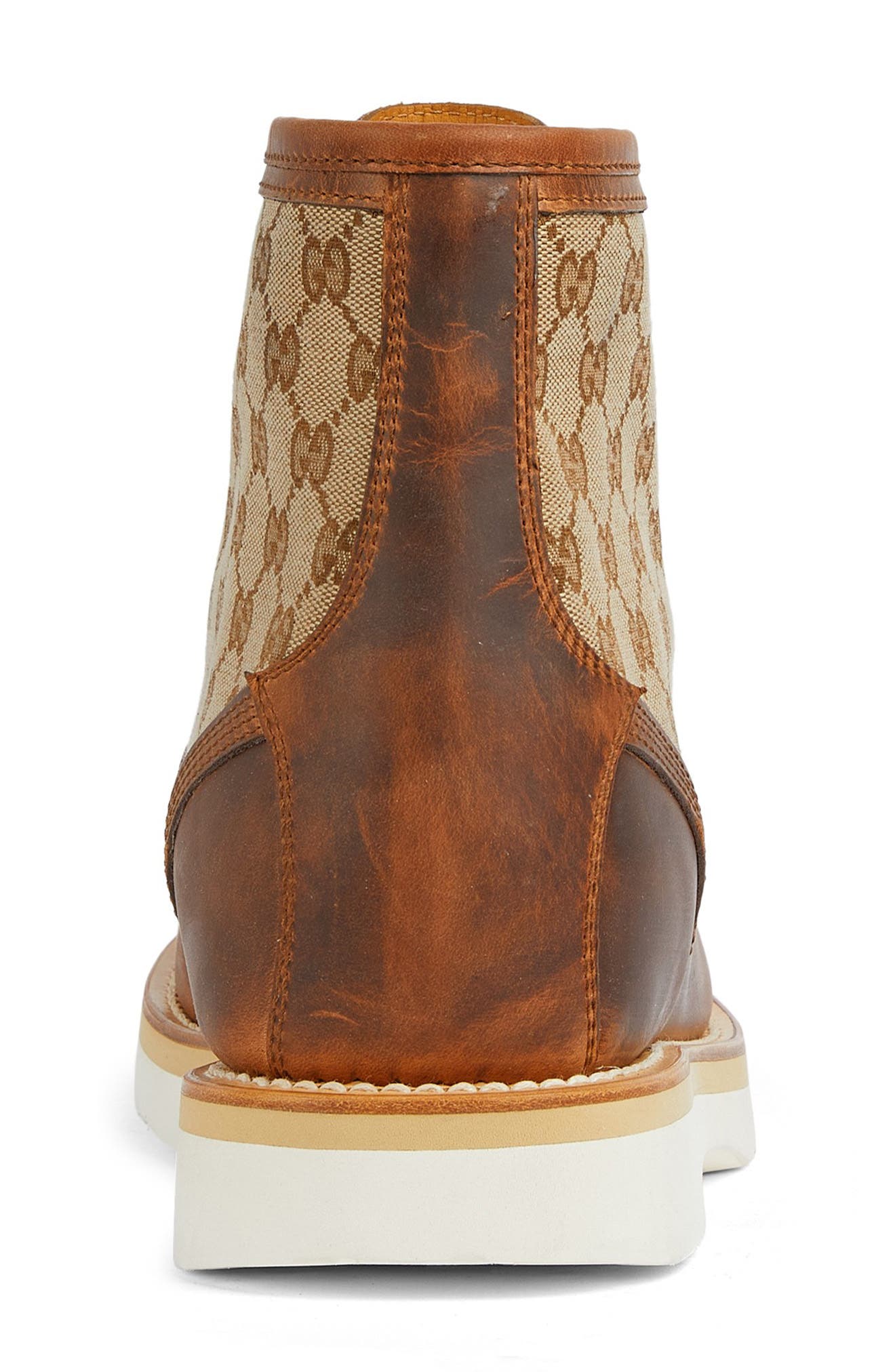 Gucci Ala Boot, Alternate, color, Brown