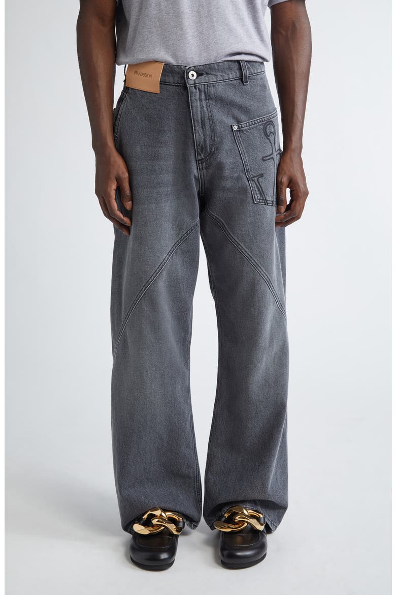 Twisted Workwear Jeans, Main, color, GREY 929