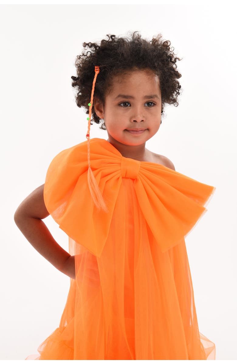 Tulleen Maggi Dress, Alternate, color, Orange