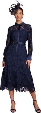 Coast Lace Shirt Long Sleeve Dress