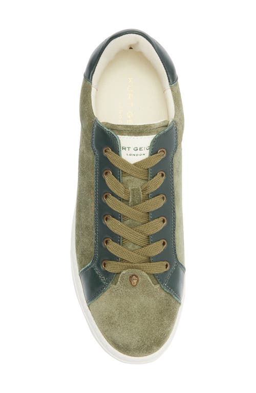 Kurt Geiger London Kensington Platform Sneaker In Green
