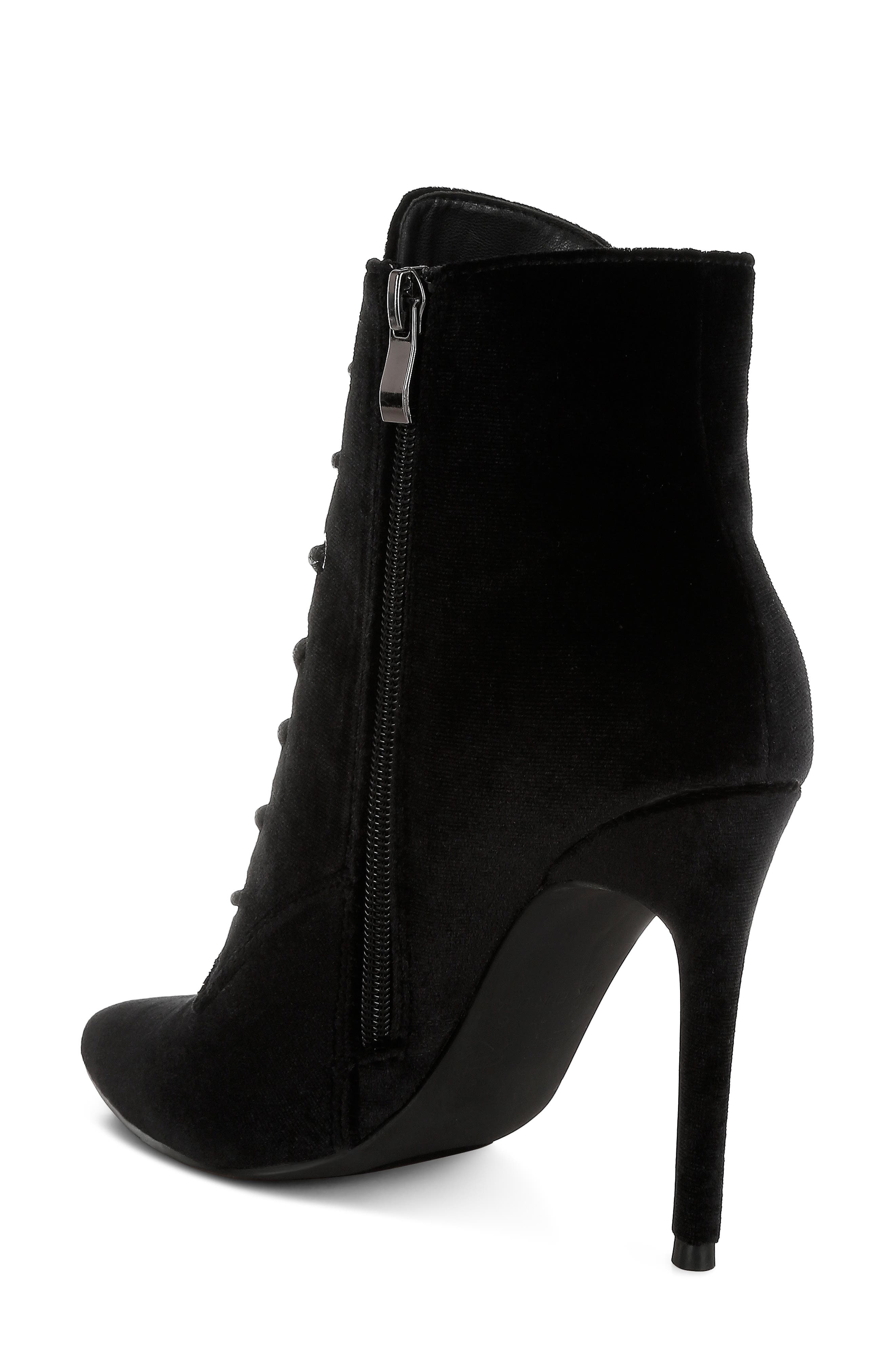 Bornsta Lace Up Bootie, Alternate, color, BLACK