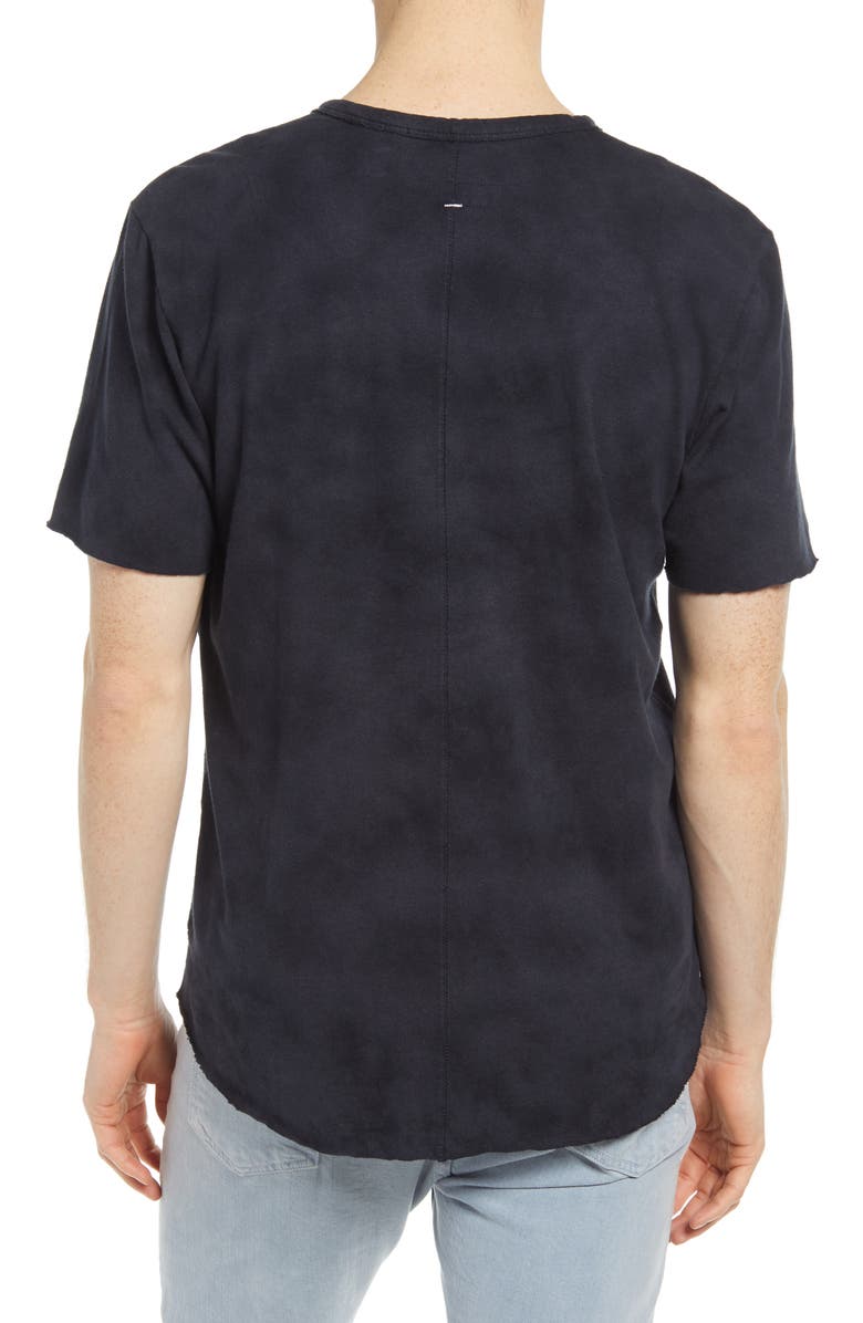 rag & bone Haydon Tie Dye Linen & Cotton T-Shirt, Alternate, color, 