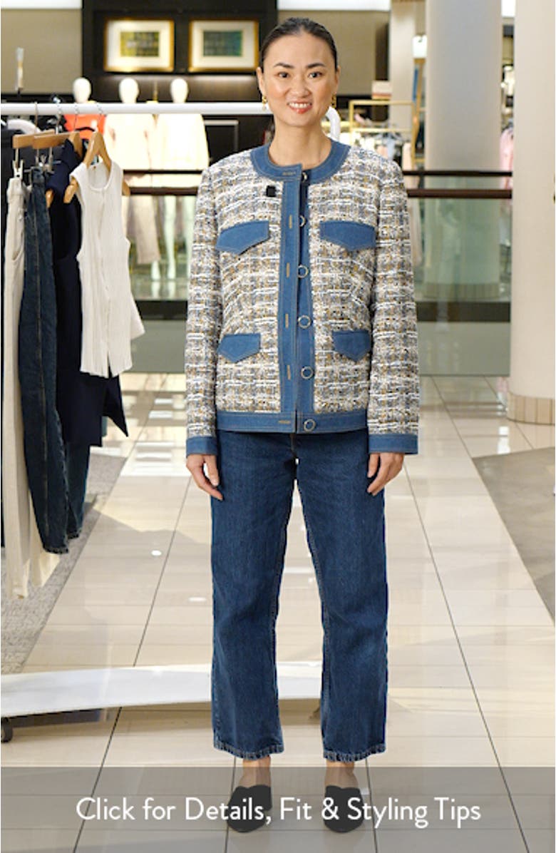 Ainslee Tweed & Denim Jacket, sales video thumbnail