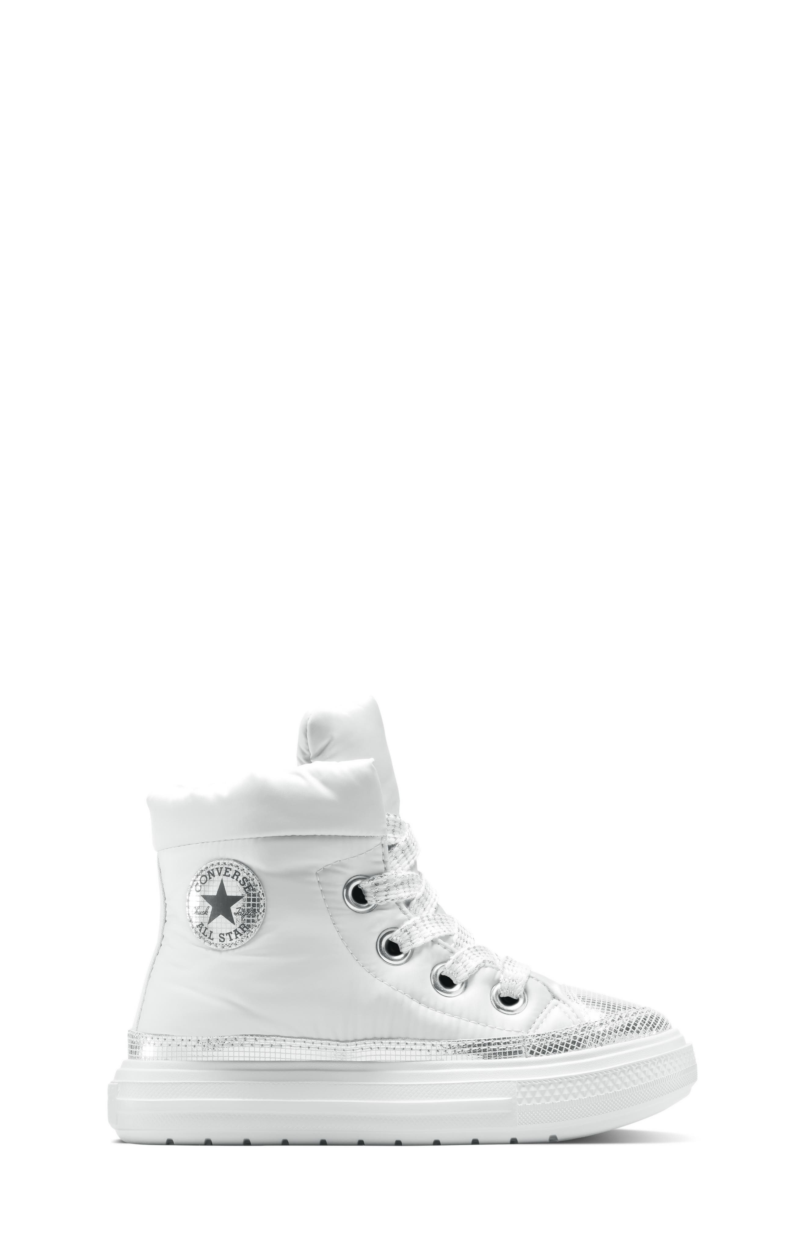Converse Kids' Chuck Taylor<sup>®</sup> All Star<sup>®</sup> Elements High Top Sneaker, Alternate, color, Barely Grey/ Silver/ Black