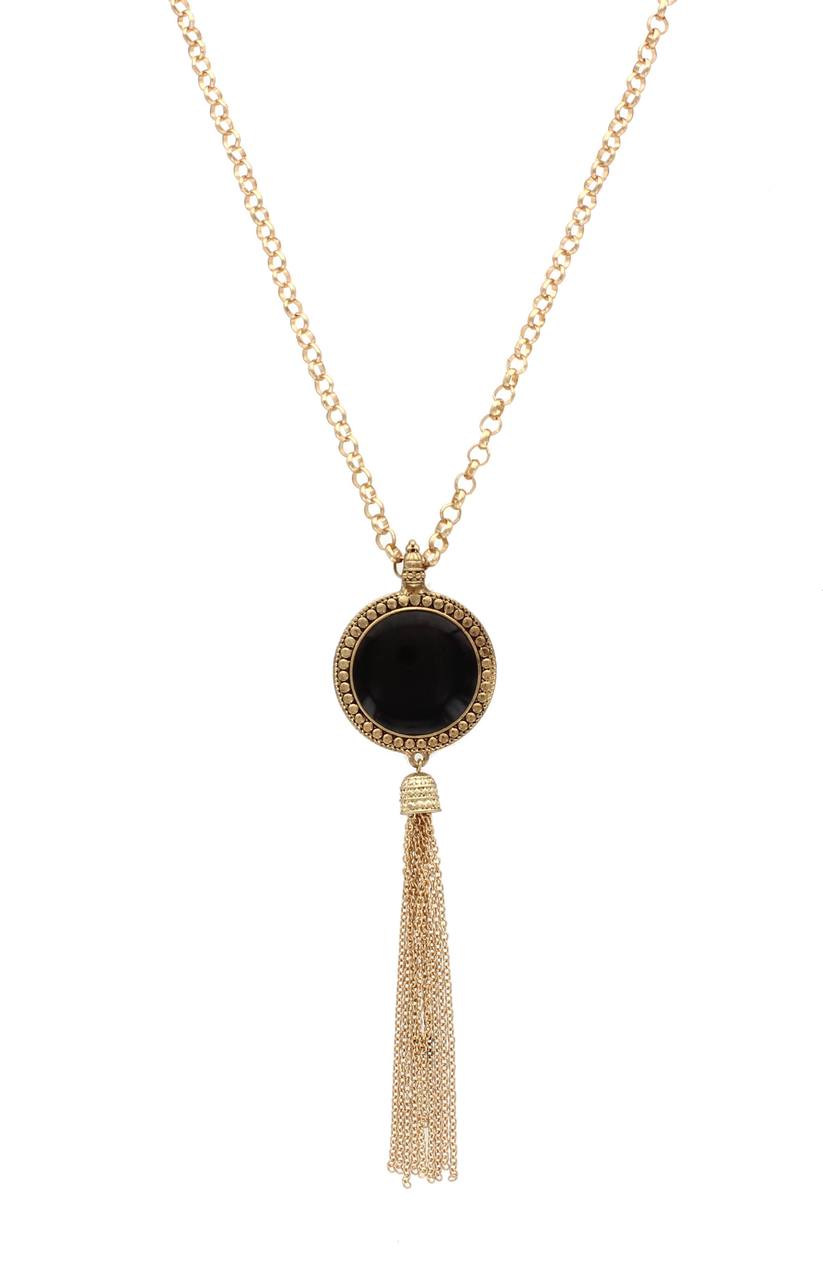 OLIVIA WELLES Corina Pendant Necklace