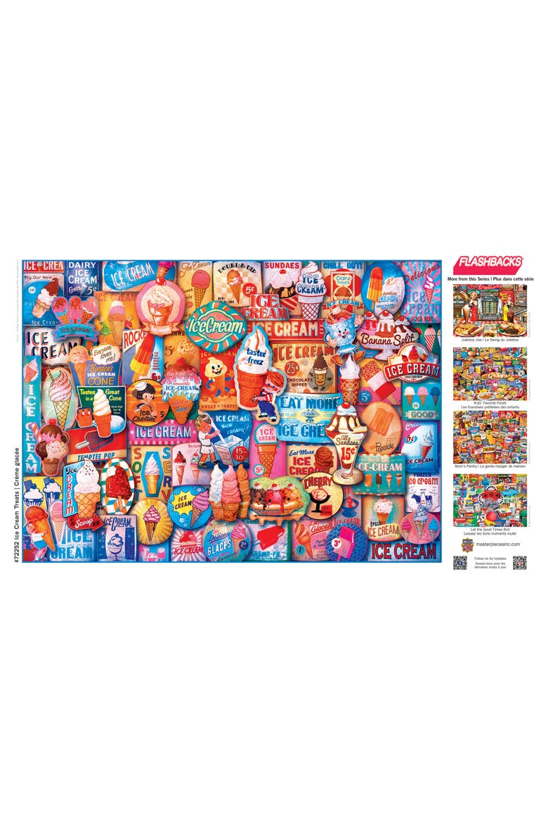 Ice Cream Treats 1000 Piece Puzzle, Alternate, color, Multicolor