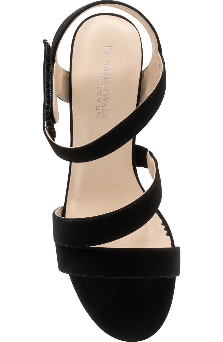 Touch Ups Lucille Ankle Strap Sandal, Alternate, color, Black