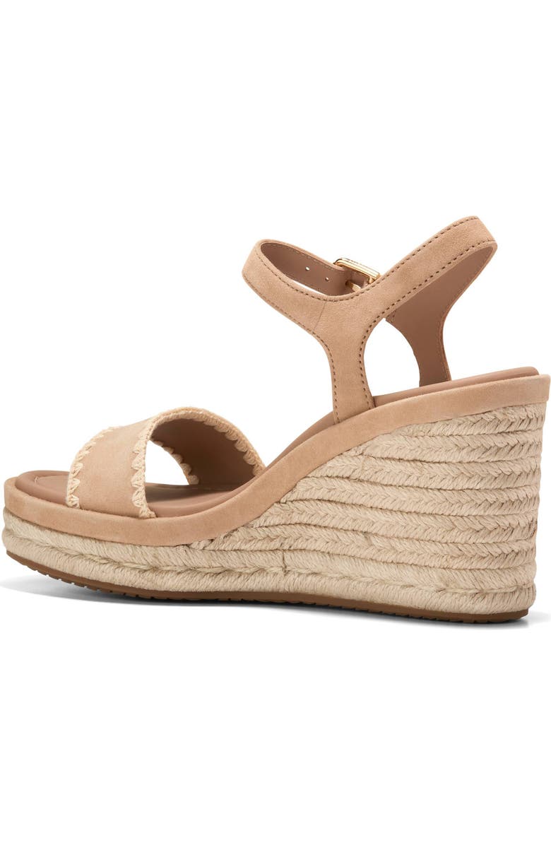 Cole Haan Asbury Cloudfeel Espadrille Wedge, Alternate, color, Tuscan Sand Leather/ Raffia
