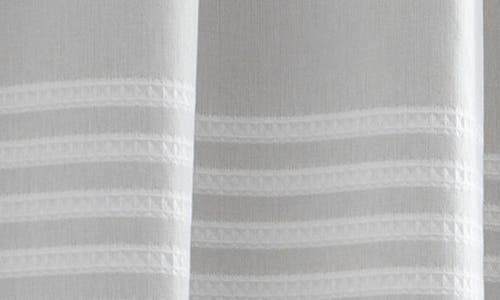 Vera Wang Seersucker Stripe Shower Curtain In Aquamarine White
