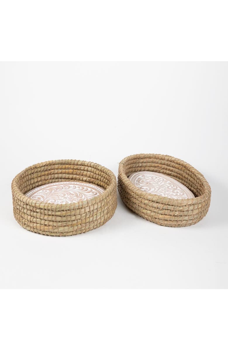 Ten Thousand Villages Toasty Bread Basket, Alternate, color, Brown