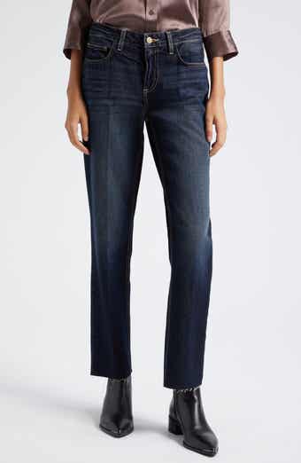L'AGENCE Milana Stovepipe Raw Jeans