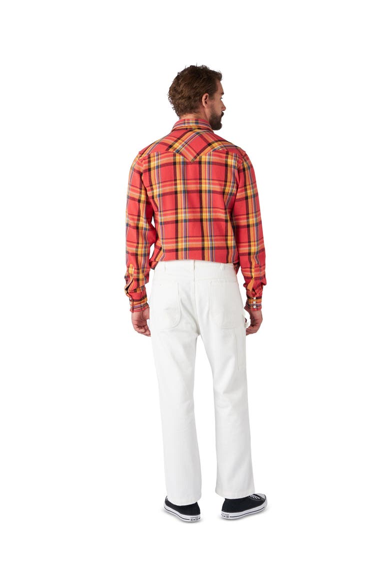 Allen Cotton Twill Workwear Trousers, Alternate, color, WHITE