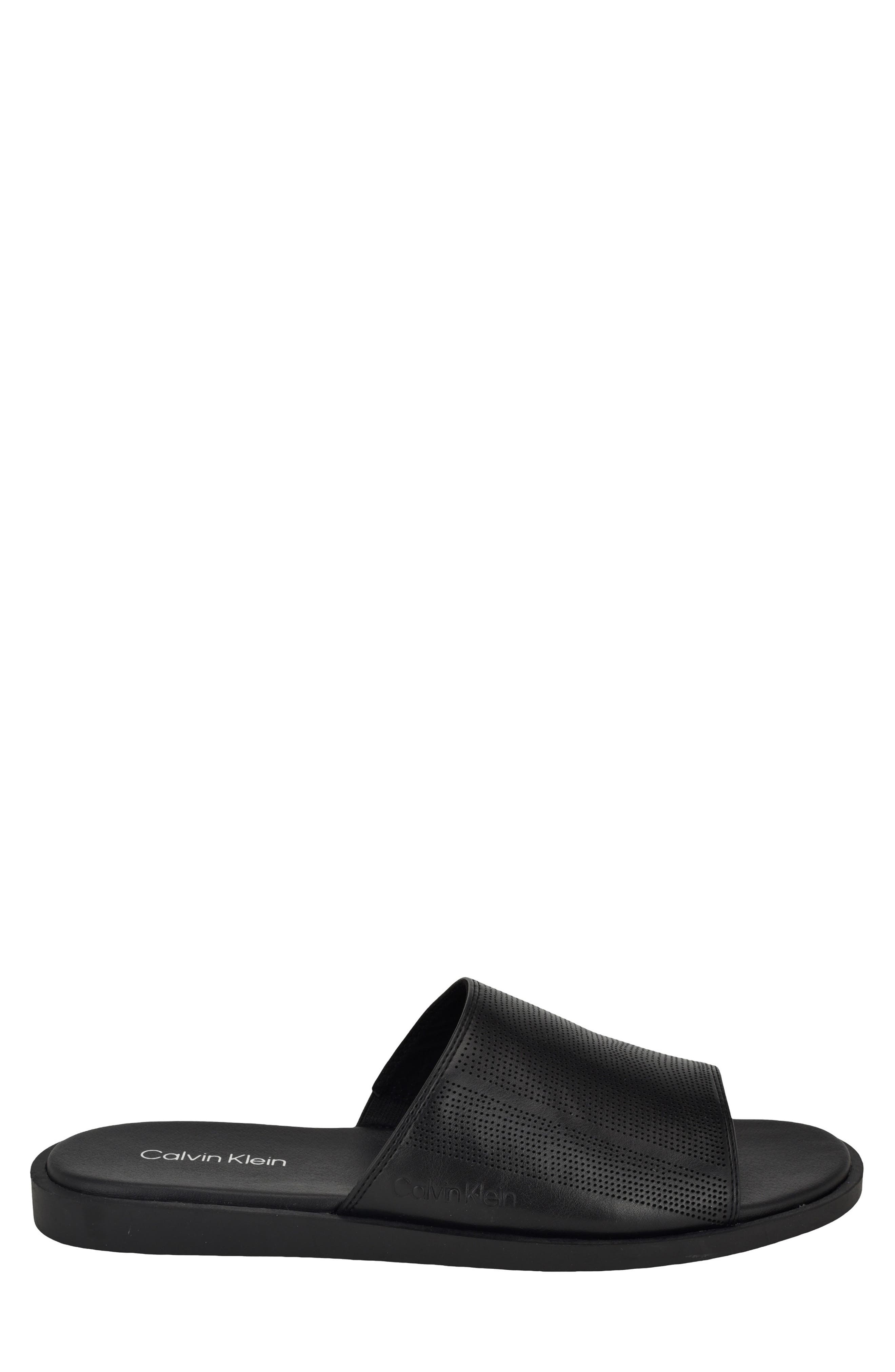 Calvin Klein Espar Slide Sandal, Alternate, color, Black