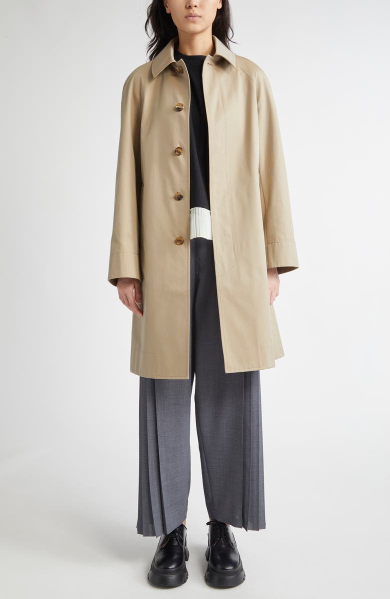 Undercover Gathered Cotton Coat, Alternate, color, 