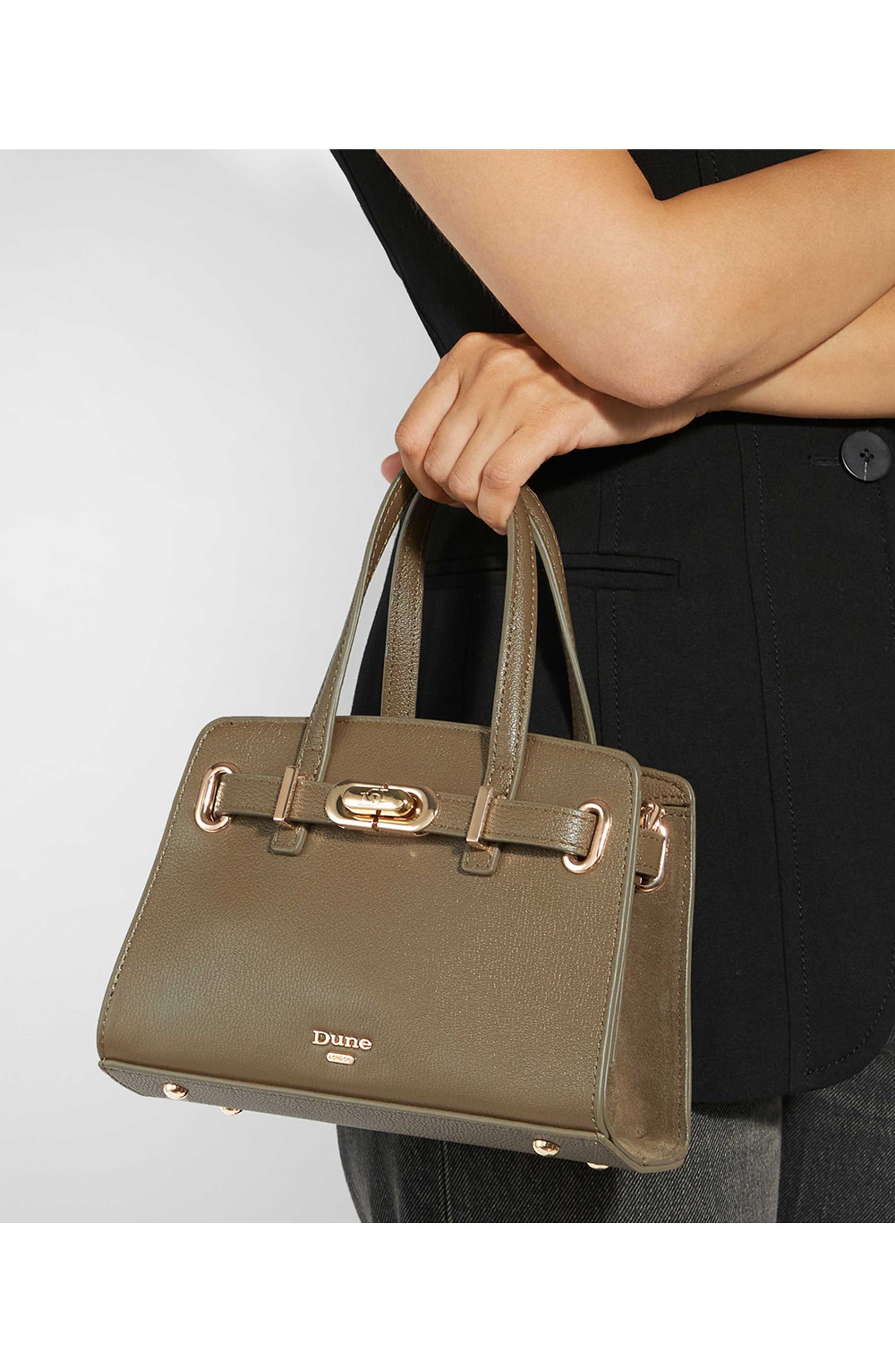 Dune London Dinidefine Tote, Alternate, color, Dark Green