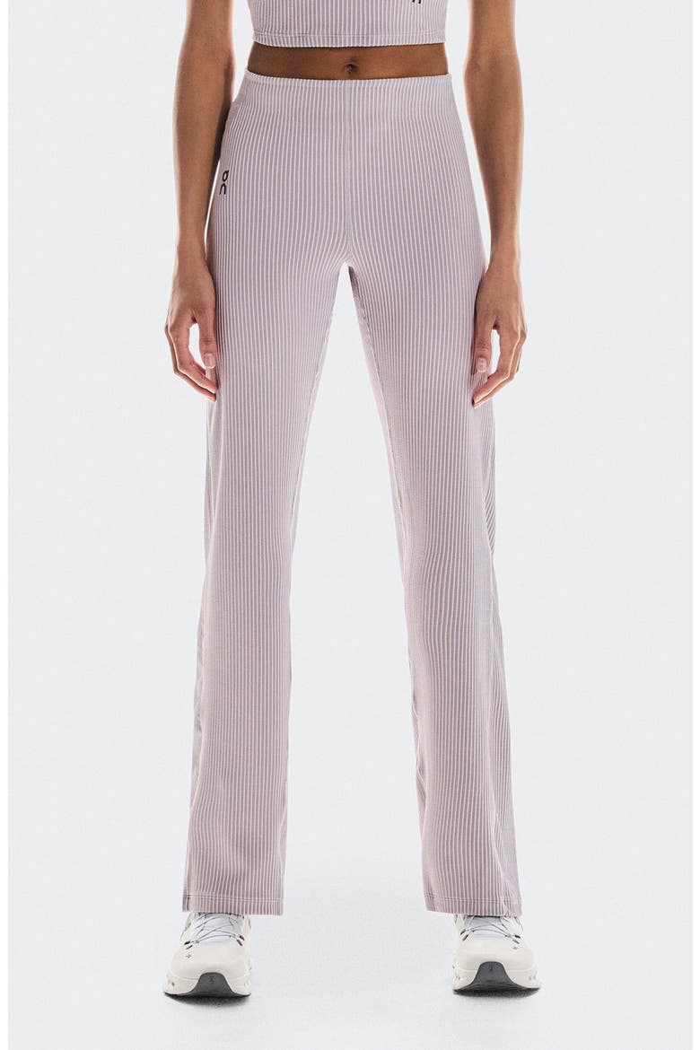 All Day Ribbed High Waist Pants, Main, color, ORCHID/ LILAC