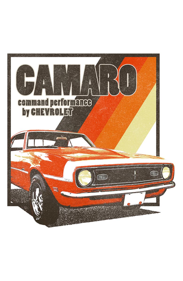 General Motors Men's General Motors Camaro Command Performance Graphic T-Shirt, Alternate, color, White