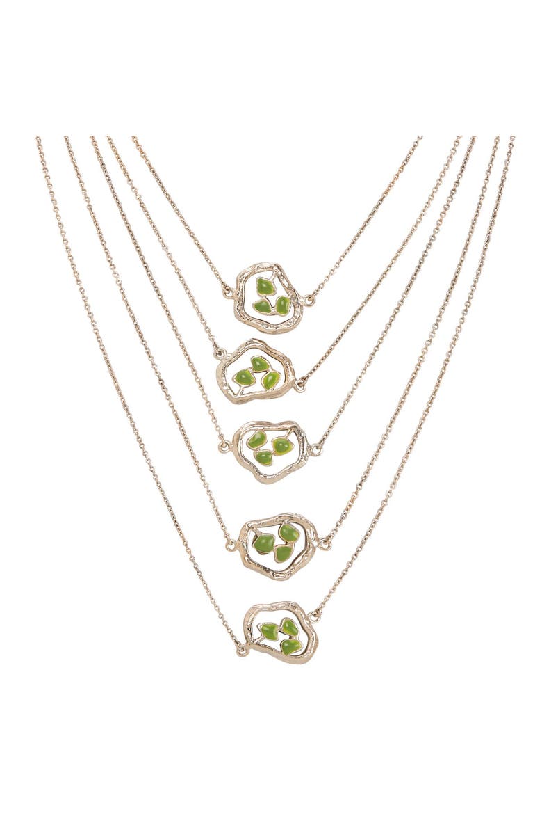 TERRA LAYERED NECKLACE, Alternate, color, Gold Plated