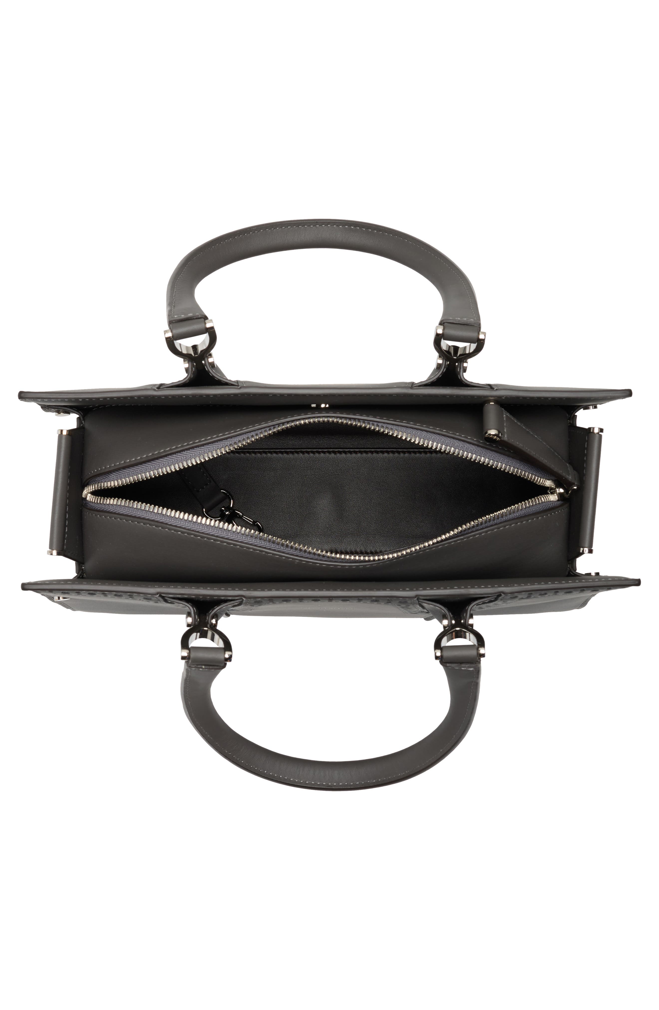 Longchamp Paris Premier Small Tote, Alternate, color, Anthracite