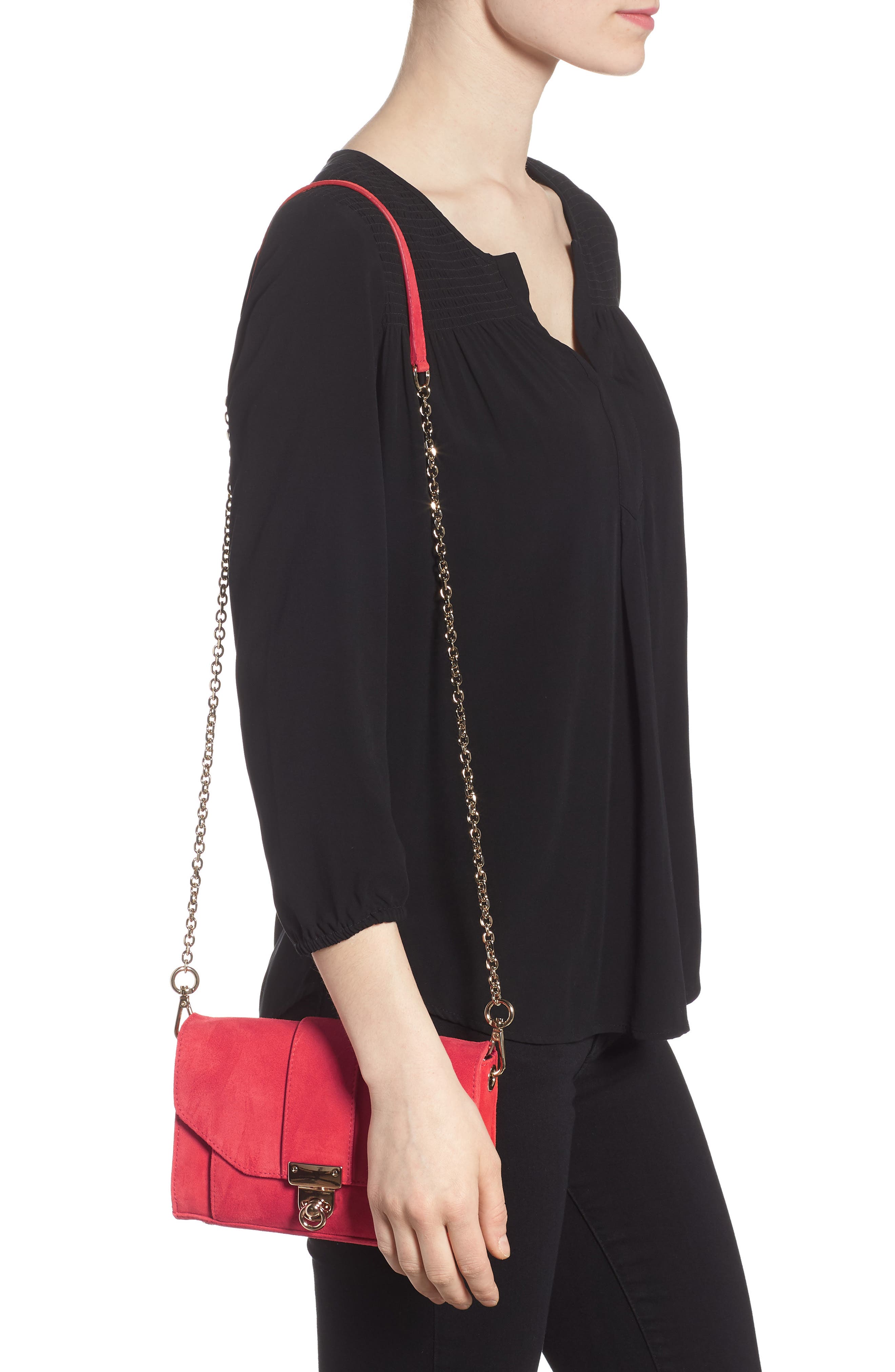 Sézane Mini Tiger Crossbody Bag, Alternate, color, 