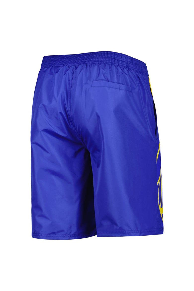 Men's G-III Sports by Carl Banks Royal Golden State Warriors Sea Wind Swim Trunks, Alternate, color, Royal