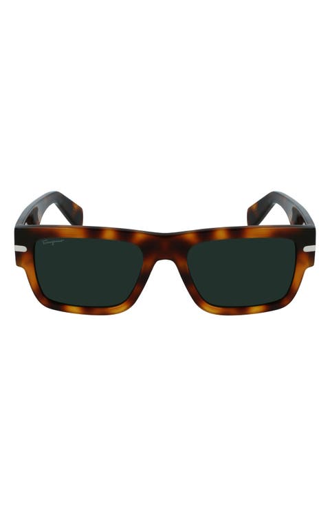 Classic Logo 54mm Rectangular Sunglasses