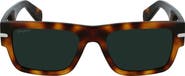 FERRAGAMO Classic Logo 54mm Rectangular Sunglasses