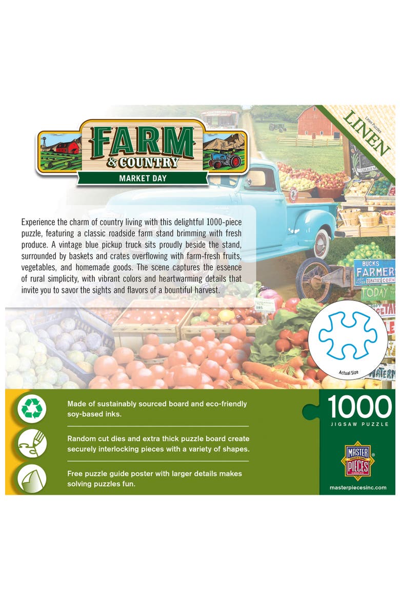 Market Day 1000 Piece Jigsaw Puzzle, Alternate, color, Multicolor