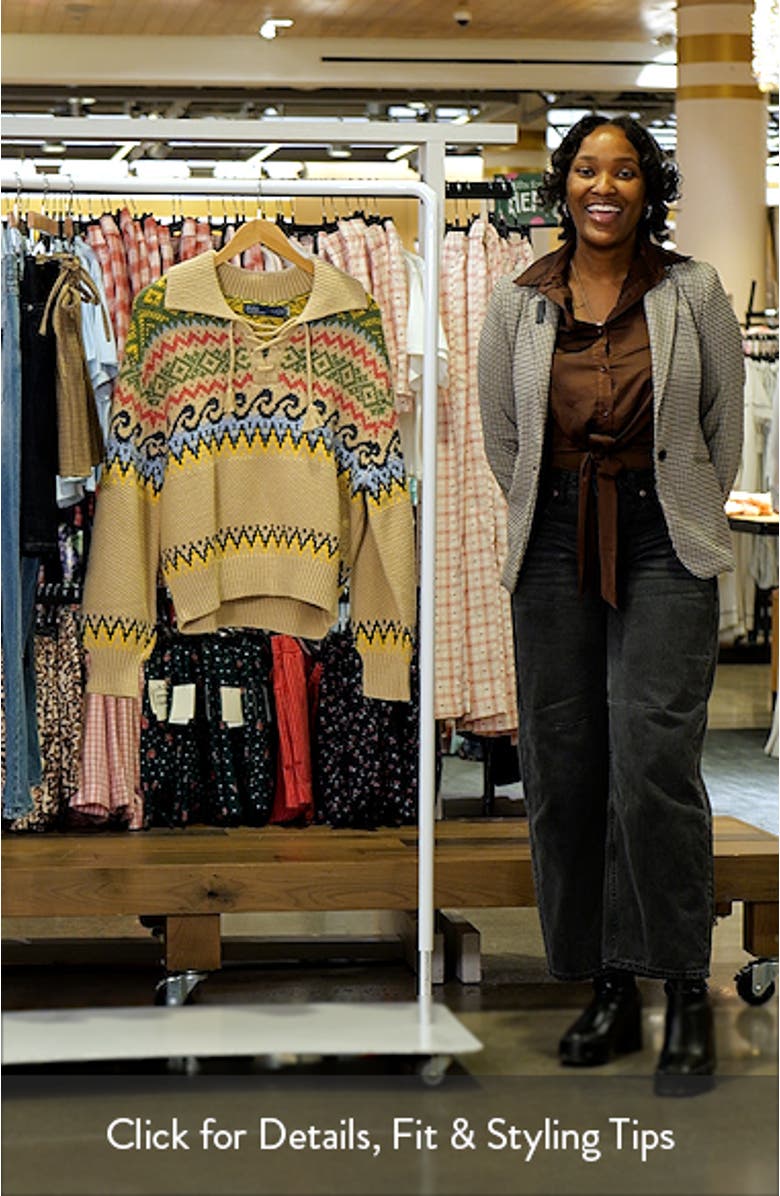 Fair Isle Cotton & Wool Blend Sweater, sales video thumbnail