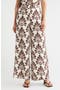 selected Ivory/ Brown Fan Print