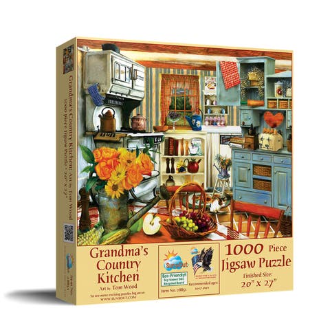 Grandma's Country Kitchen 1000 piece Jigsaw Puzzle for Adults