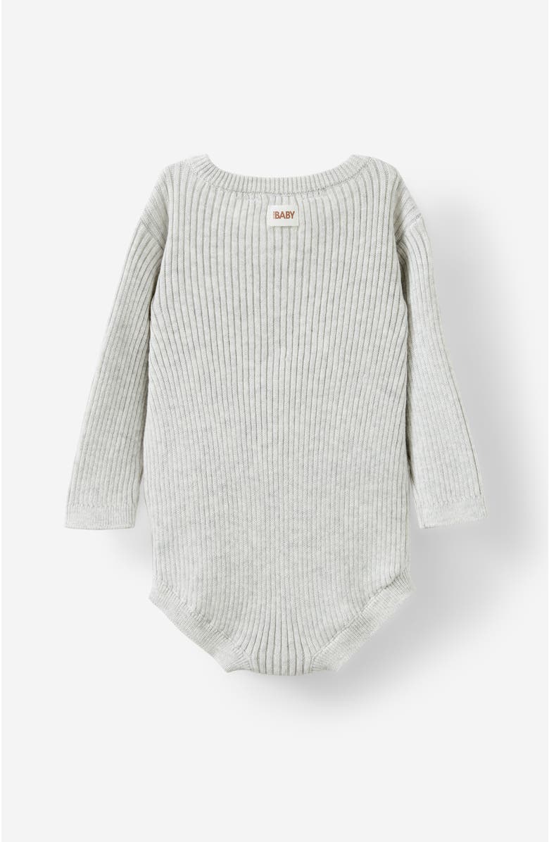 Cotton On Kids Organic Rib Knit Cross Over Tie Bubbysuit, Alternate, color, 