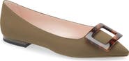 Roger Vivier Gommettine Pointed Toe Flat