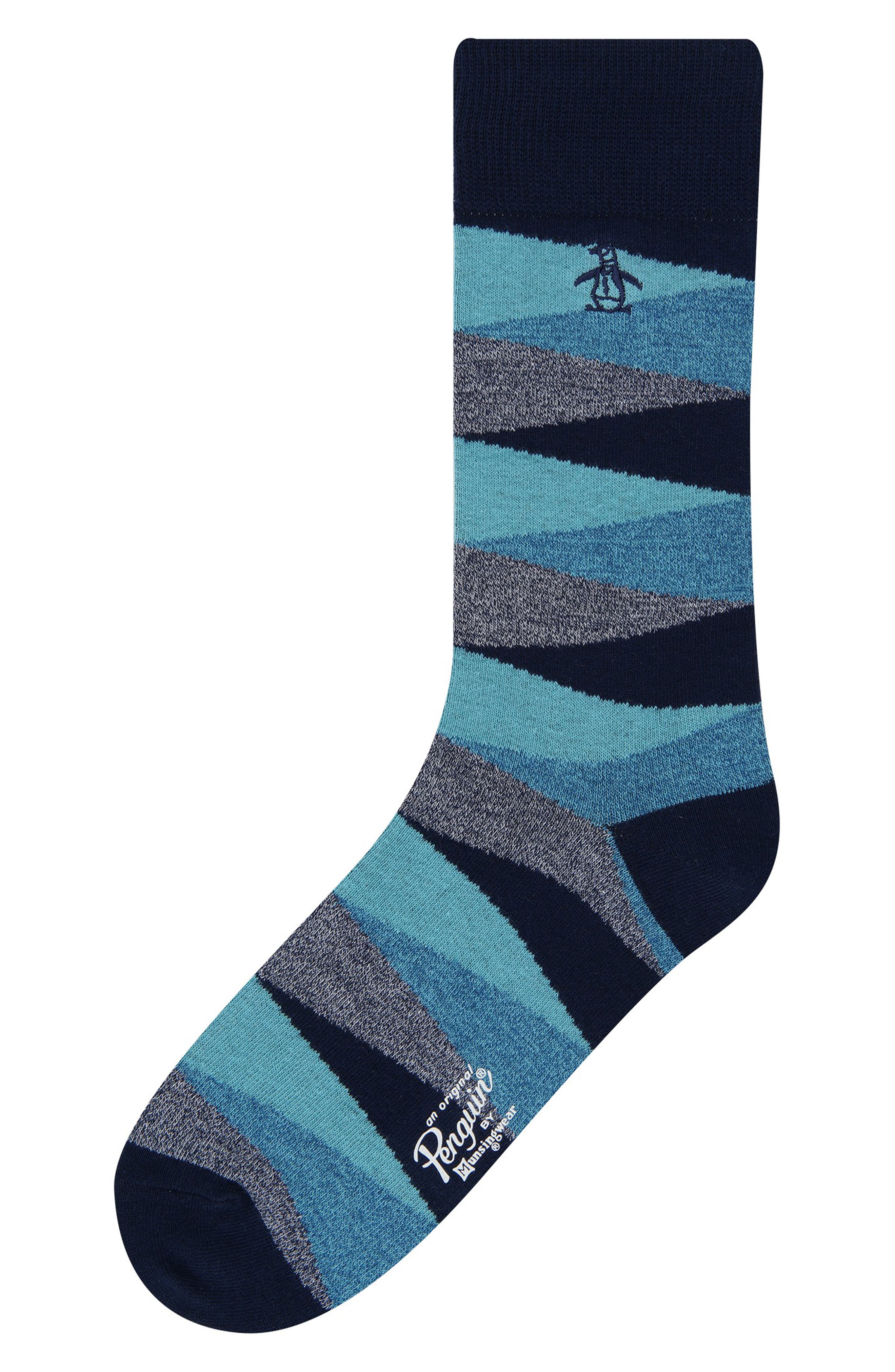 Cooper Geo Stretch Cotton Dress Socks