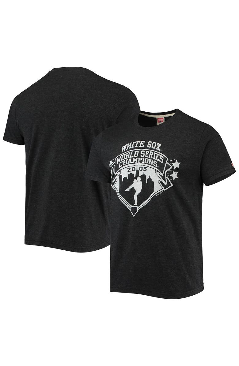 Homage Men's Homage Black Chicago White Sox 2005 World Series Champions Tri-Blend T-Shirt, Main, color, Black