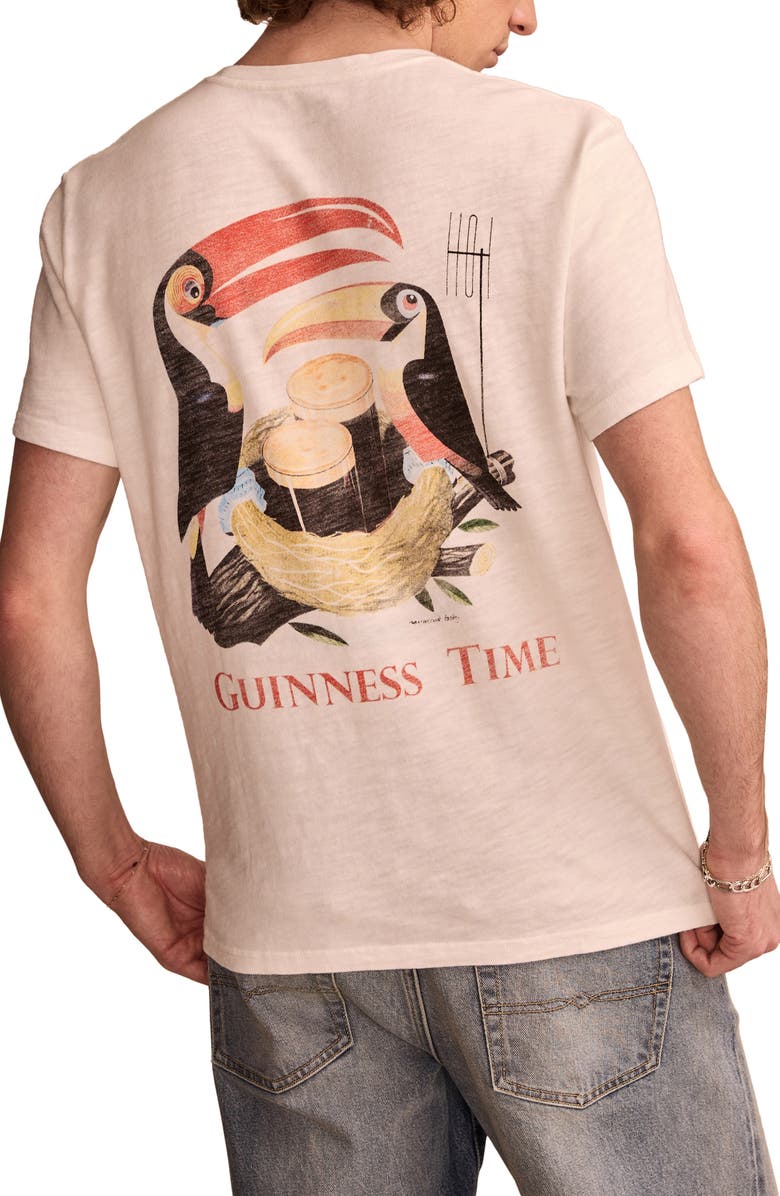 Lucky Brand Guinness Time Cotton Graphic T-Shirt, Alternate, color, 
