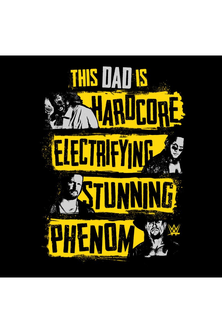 Men's WWE This Dad Is Quote  Graphic T-Shirt, Alternate, color, Black