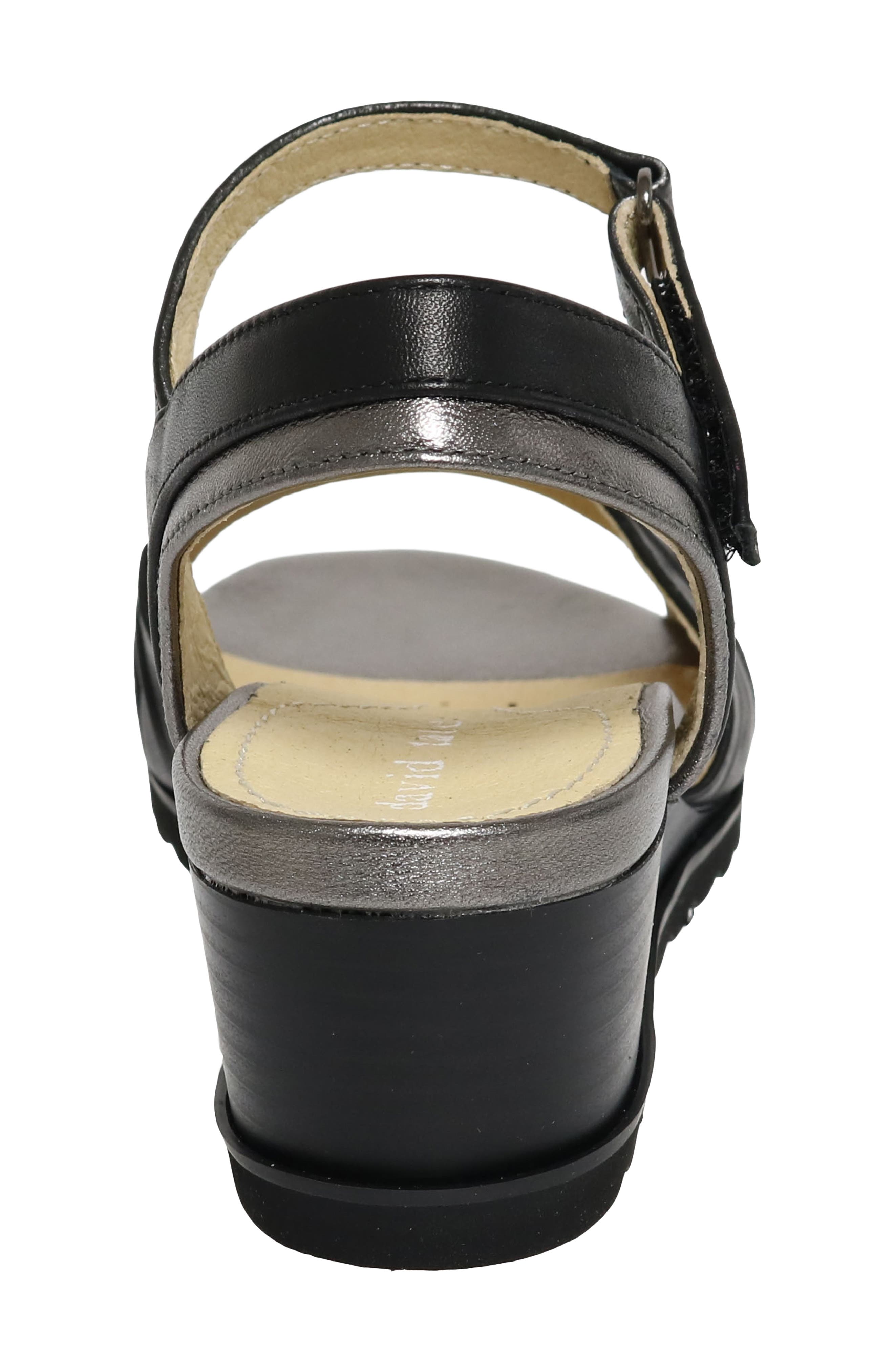 David Tate Kena Ankle Strap Wedge Sandal, Alternate, color, 