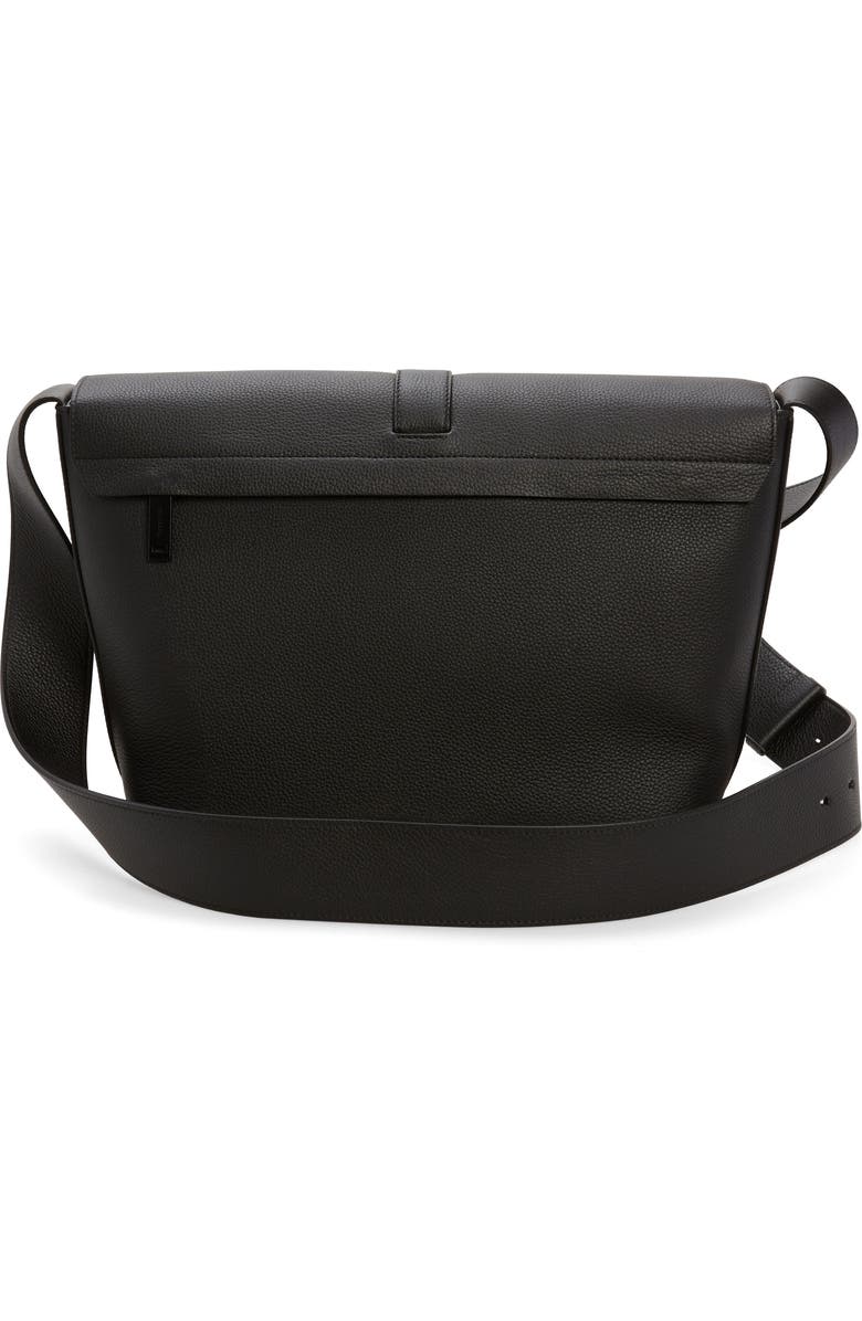 FERRAGAMO Twins Leather Messenger Bag, Alternate, color,