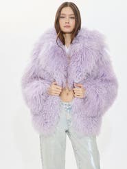 SPARKL UR FAMOUS  FUR COAT