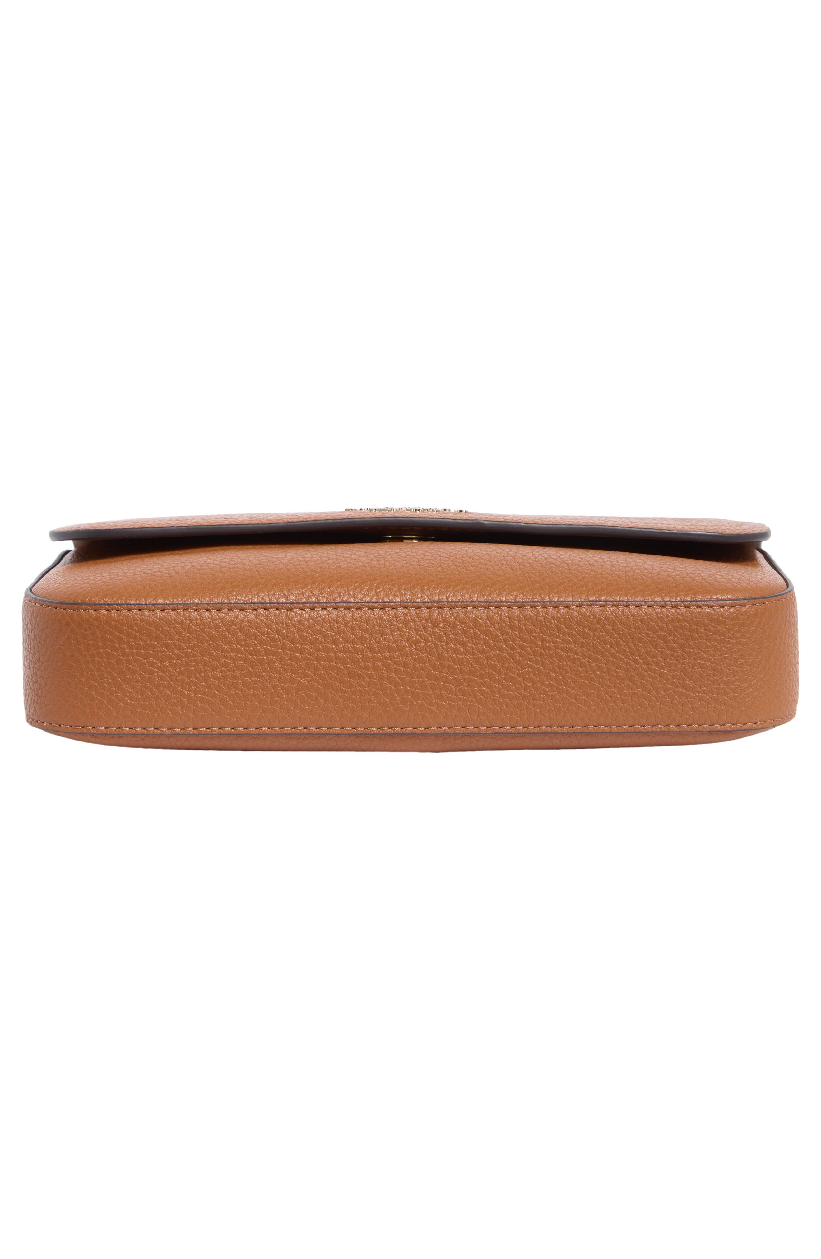 small rosie pebble leather crossbody bag, Alternate, color, WARM GINGERBREAD