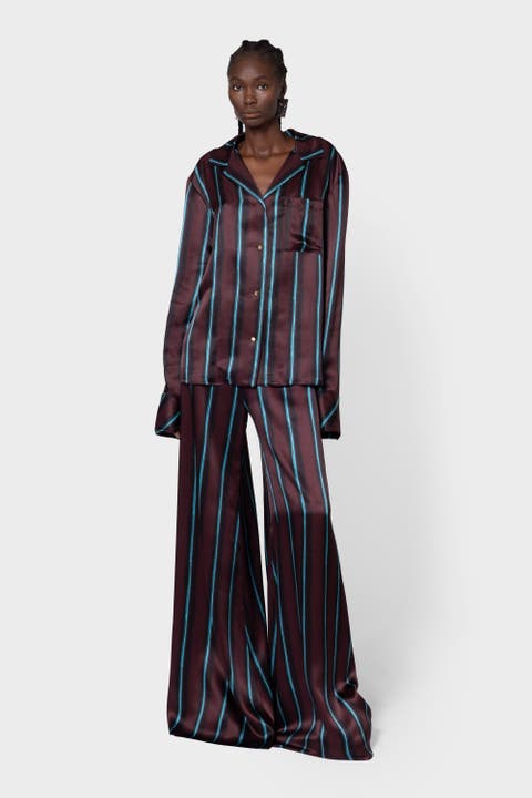 Delan Printed Silk Shirt